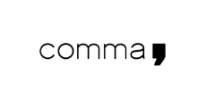 Logo "comma,"